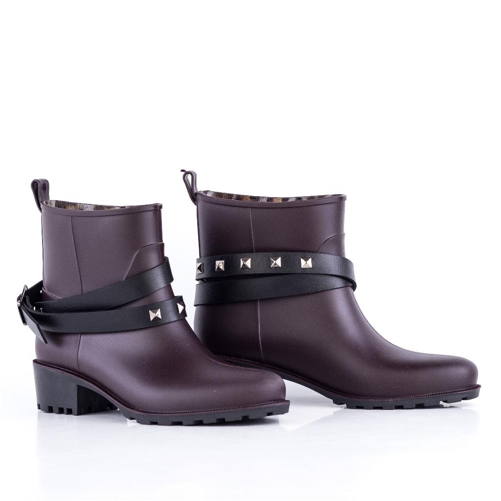 

Резиновые Сапоги женские деми Chobotti 00-00004995 Бордовый р.40