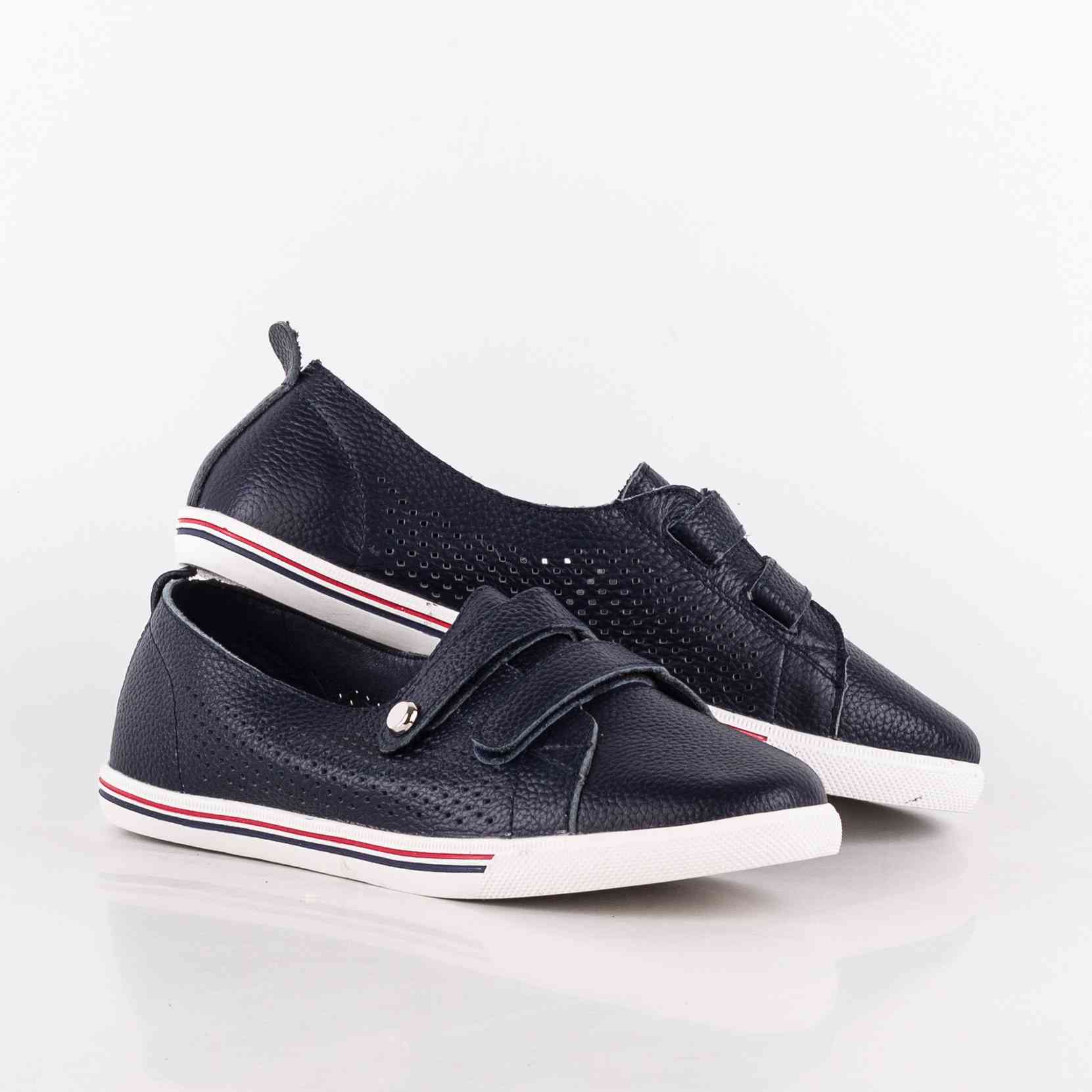 

Мокасины женские деми Allshoes 00-00004684 Синий р.39 (25 см.)