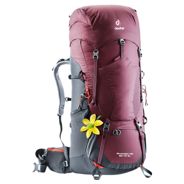 

Рюкзак Deuter Aircontact Lite 60+10 SL колір 5423 maron-graphite (4340218 5423)
