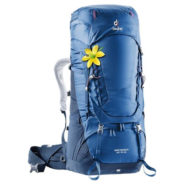 

Рюкзак Deuter Aircontact 60 + 10 SL колір 3399 steel-midnight (3320419 3399)