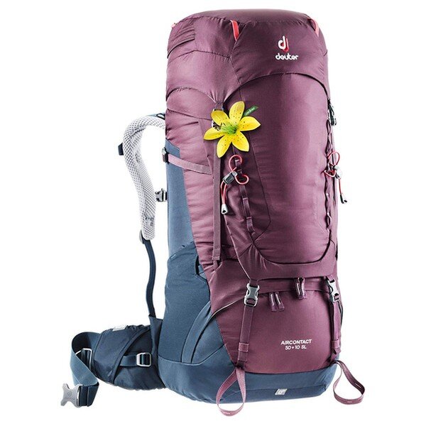 

Рюкзак Deuter Aircontact 50 + 10 SL колір 5326 blackberry-navy (3320219 5326)