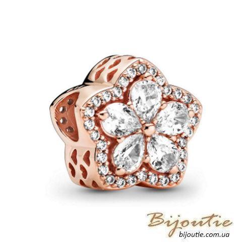 

Серебряный Шарм Пандора Rose Блестящая Снежинка Pave #789224C01
