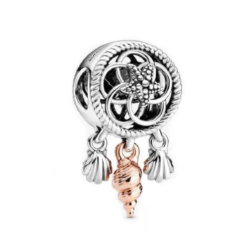 

Серебряный Шарм-подвеска Пандора Rose Ловец снов с ракушкой 788944C00