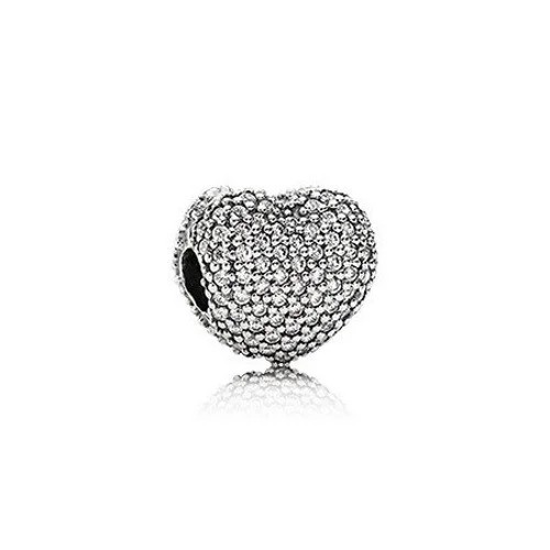

Серебряный Шарм Пандора Сердце паве 791427CZ