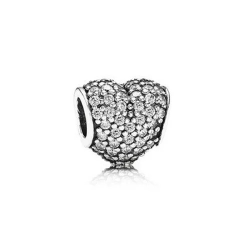 

Серебряный Шарм Пандора Сердце Pave #791052CZ