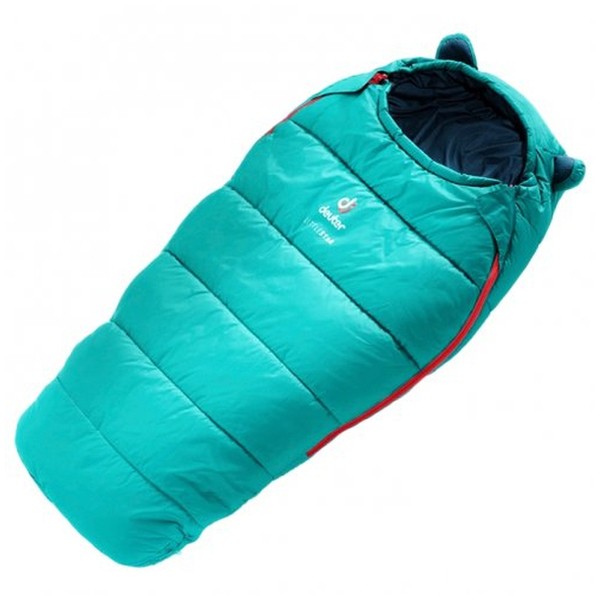 

Спальник Deuter Little Star 3385 petrol-navy left левый (3720019 3385 1)