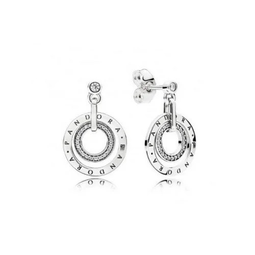 

Серьги с Логотипом Пандора #296296CZ