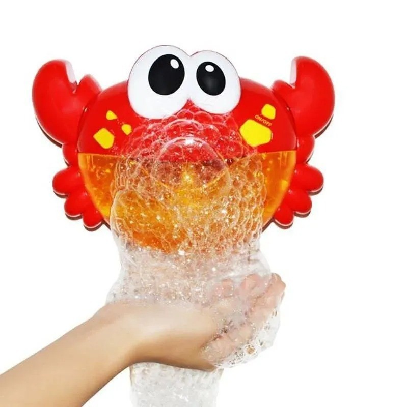 

Игрушка для купания Bubble Crab музыкальный генератор пены краб L596 , крабик с мыльными пузырями