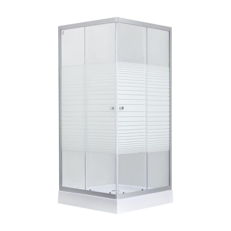 

Душевая кабина Lidz Wiezak SC9090.SAT.LOW.L, стекло Linie 4 мм + поддон Mazur