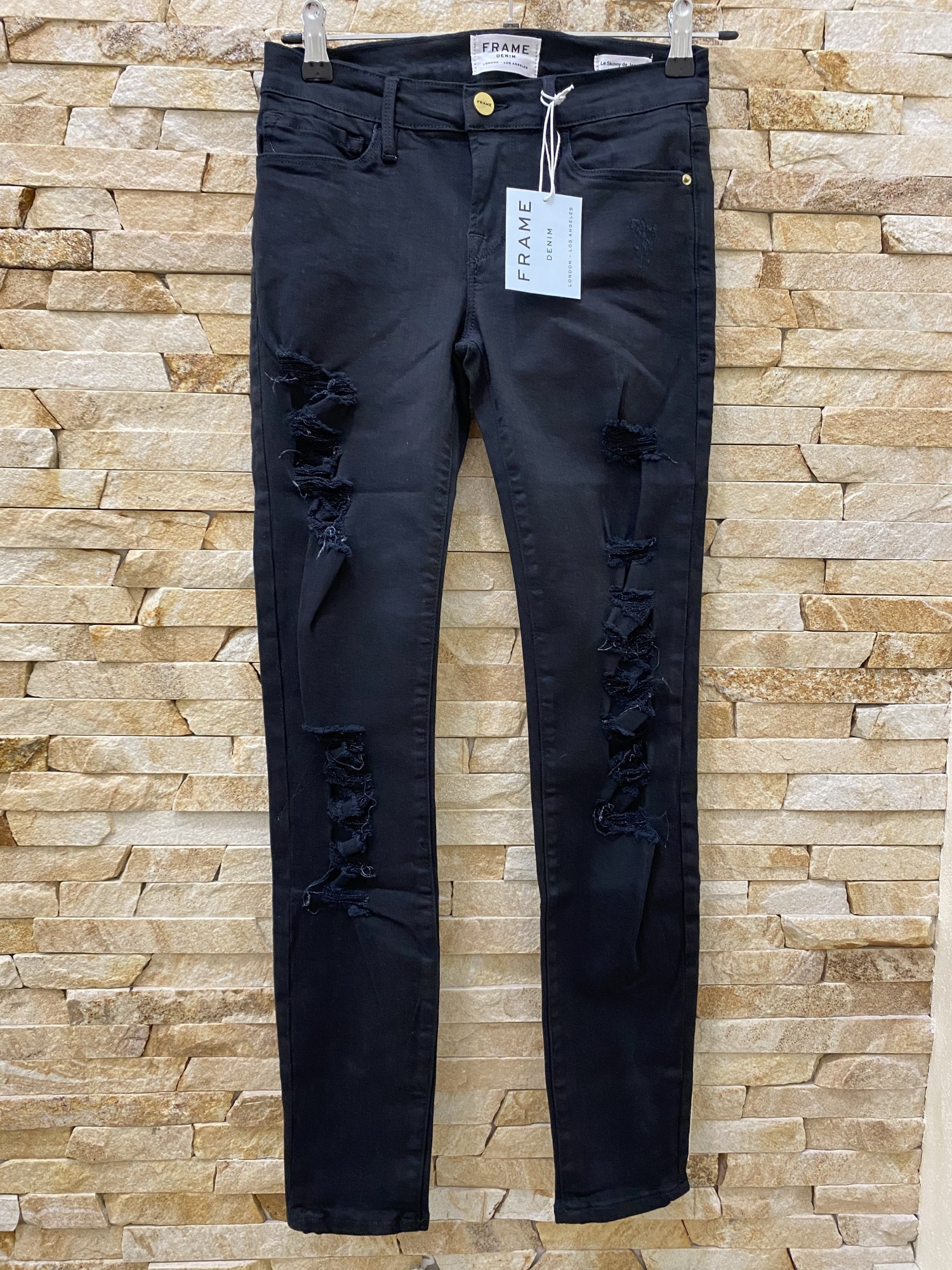 

Джинсы женские скини Frame Denim  р черный, Джинсы женские скини Frame Denim 29 р черный
