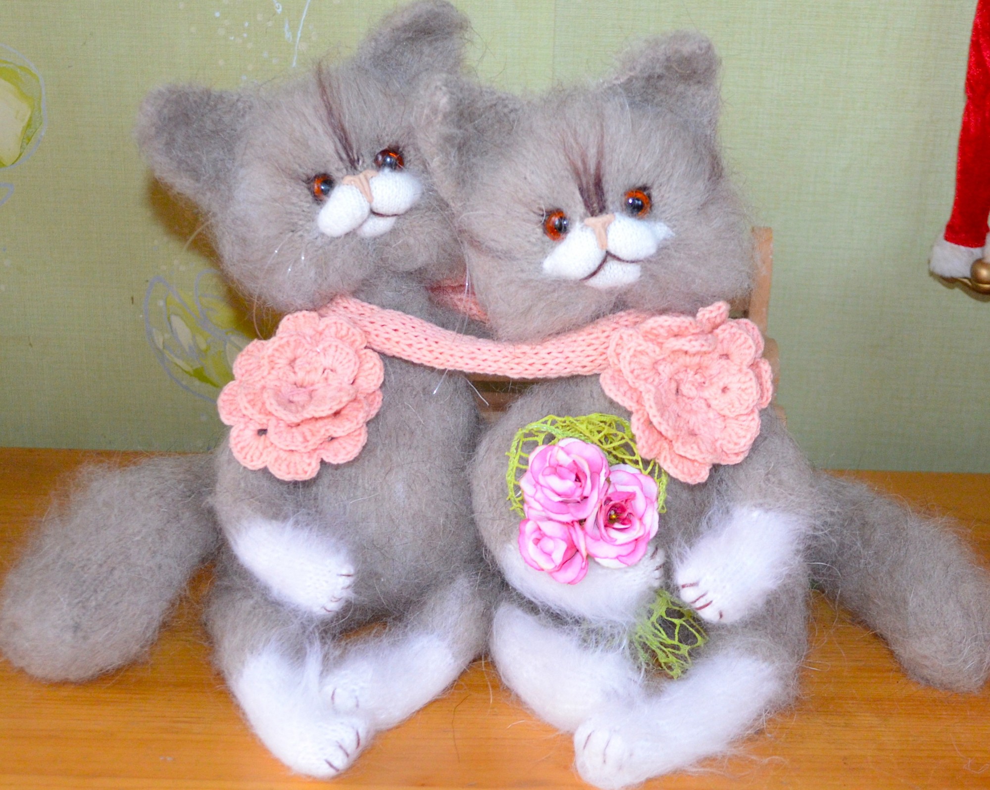 

Кот и Кошка влюбленные, Весенние коты, Весна пришла, Совушка