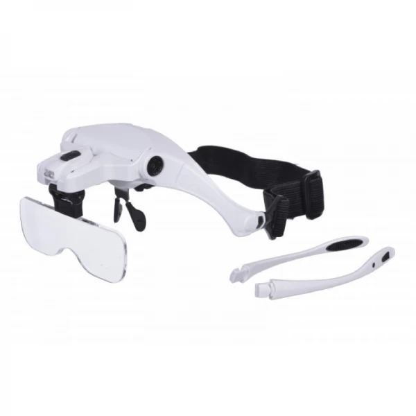 

Лупа-очки бинокулярные Magnifier 9892B2, увел.- 1X-3.5Х с Led