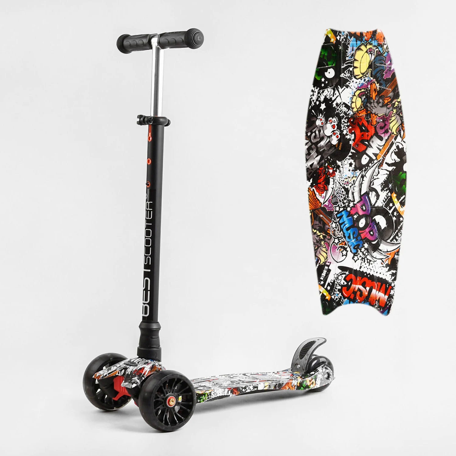 

Самокат трехколесный Best Scooter Maxi (S - 11405)