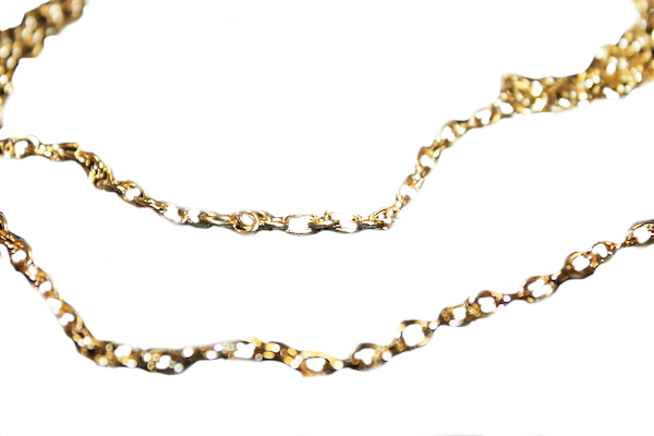 

Цепочка FROM FACTORY SSX металлическая 100см/Ø4мм (золото)