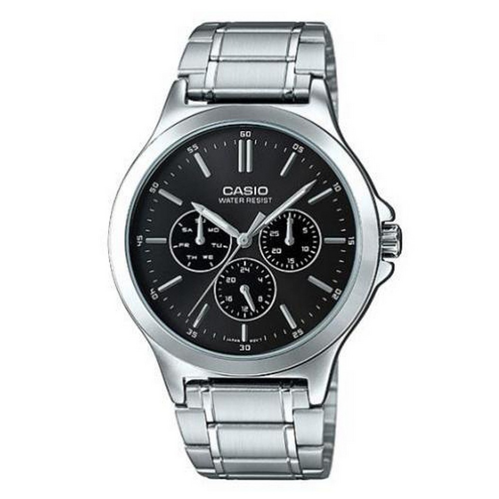 

Casio LTP-V300D-1AUDF Silver-Black