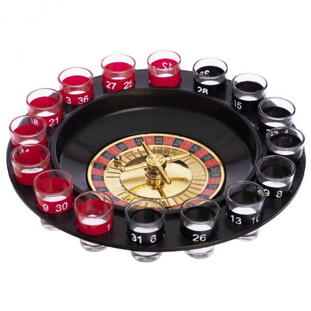 

Настольная игра UKC Алко Рулетка Drinking Roulette Brain Game Set 066 16 рюмок