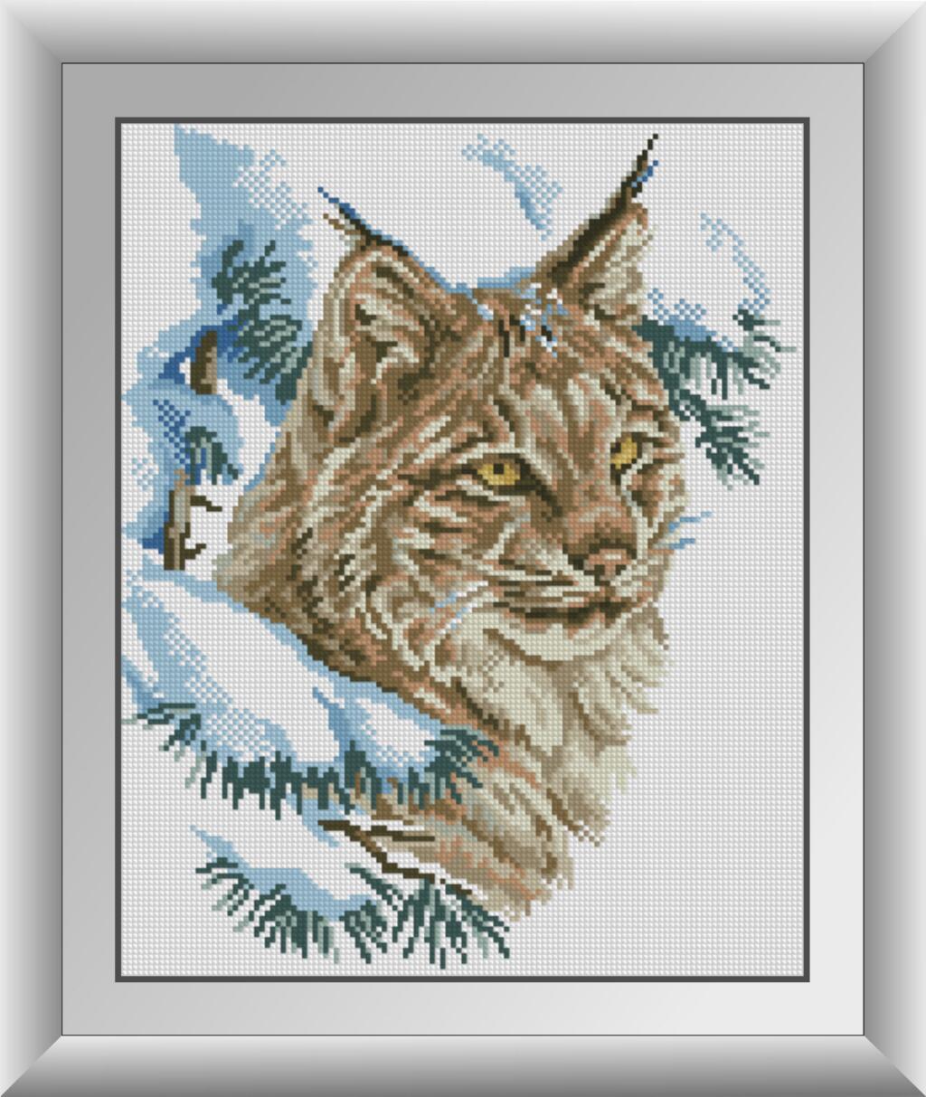 

Алмазная мозаика Рысь Dream Art 30138 32x40см 16 цветов, квадр.стразы, полная зашивка. Набор алмазной вышивки