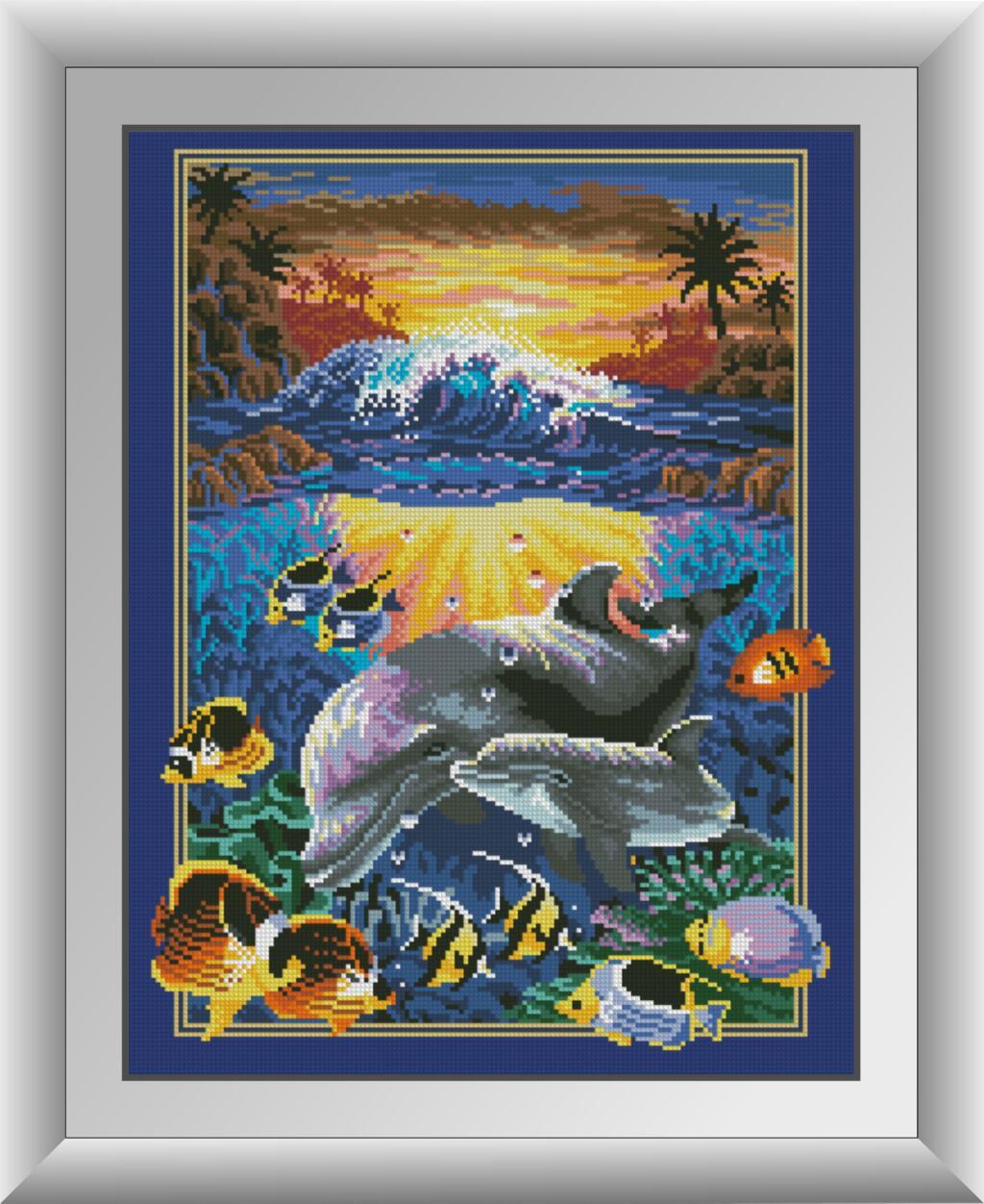

Алмазная мозаика Подводный мир Dream Art 30205 40x52см 33 цветов, квадр.стразы, полная зашивка. Набор алмазной вышивки