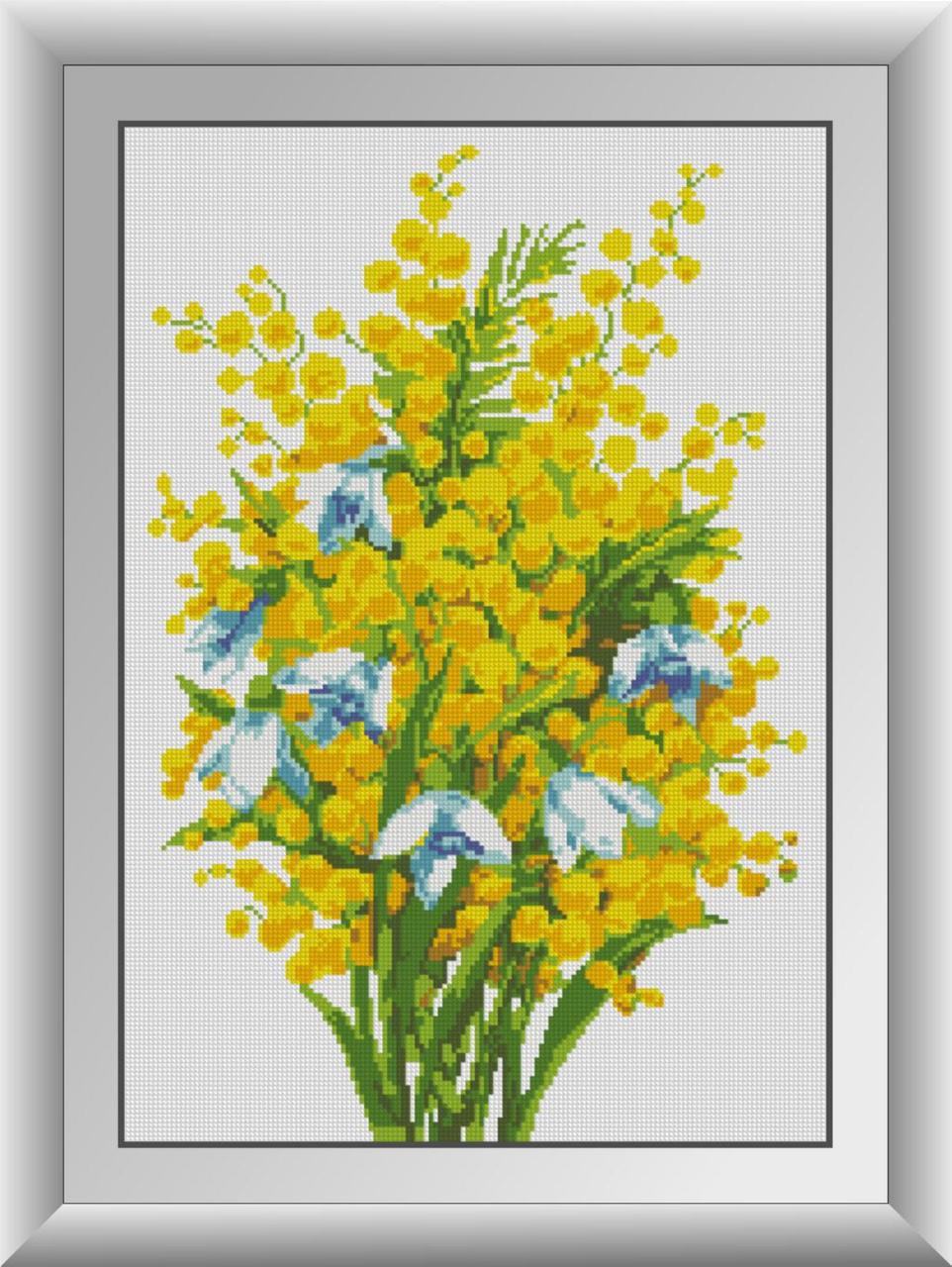 

Алмазная мозаика Мимоза Dream Art 30586 38x55см 35 цветов, квадр.стразы, полная зашивка. Набор алмазной вышивки