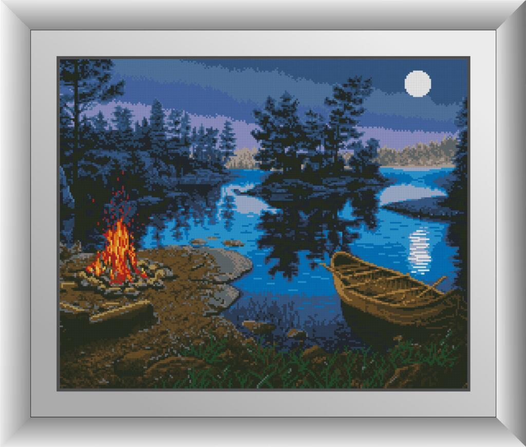 

Алмазная мозаика На берегу Dream Art 30459 50x62см 27 цветов, квадр.стразы, полная зашивка. Набор алмазной вышивки