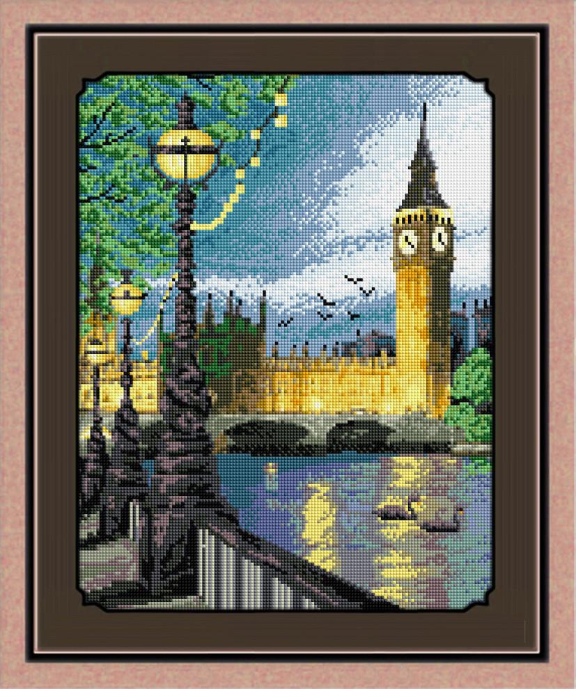 

Алмазная мозаика Биг Бен Dream Art 30326 35x45см 27 цветов, квадр.стразы, полная зашивка. Набор алмазной вышивки