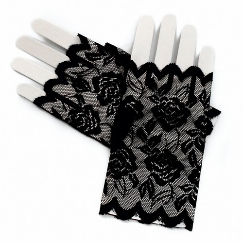 

Перчатки митенки гипюровые SETA Decor 13-863BLK