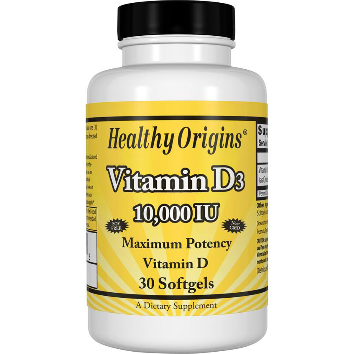 

Витамины Healthy Origins Витамин D3 Vitamin D3 10000 IU 30 капсул