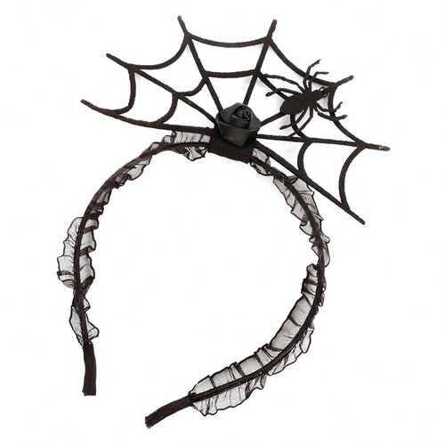 

Обруч Паутина с пауком SETA Decor 19-259BLK