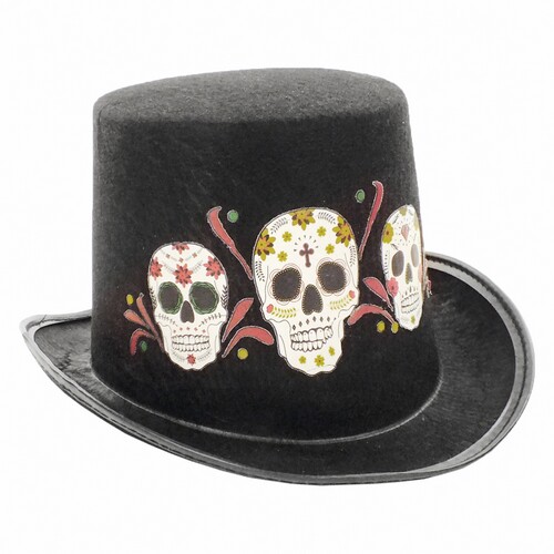 

Цилиндр Santa Muerte черный SETA Decor 19-150BLK