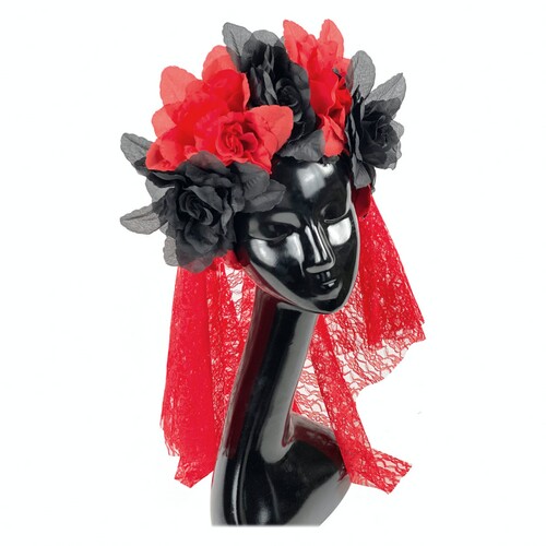 

Обруч Santa Mariya с фатой SETA Decor 19-923RD-BLK
