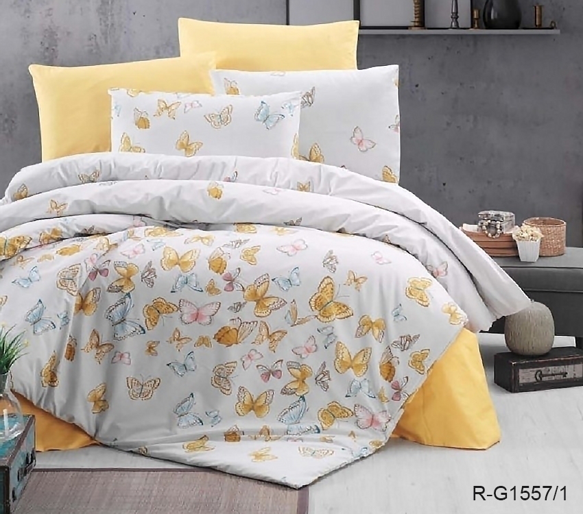

Постельное белье с компаньоном (G1557/1) 1.5-спальный TAG tekstil Белый