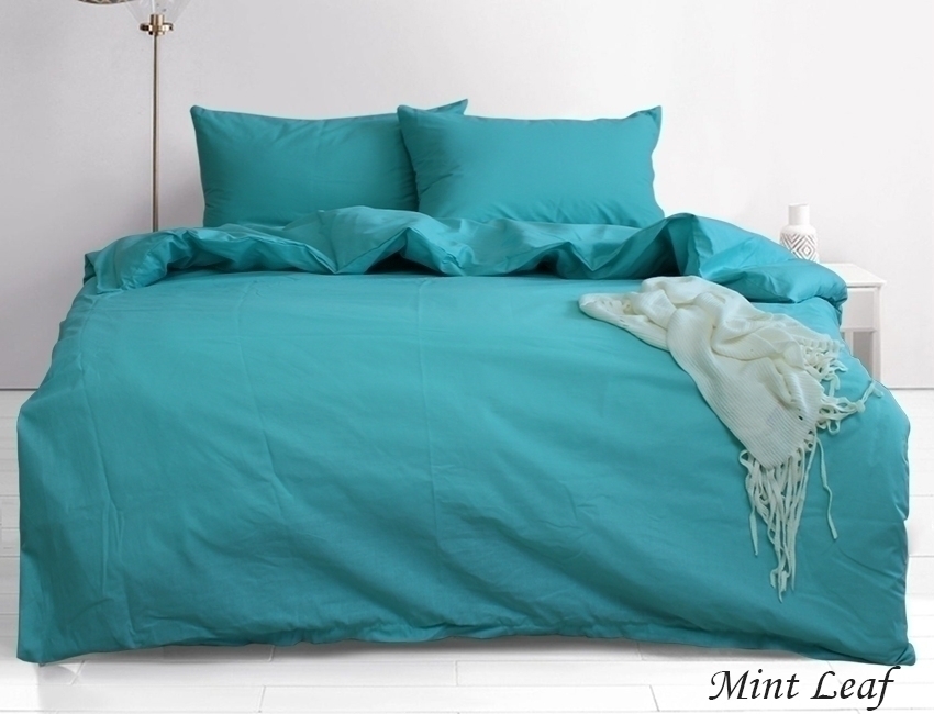 

Постельное белье (Mint Leaf) Евро TAG tekstil Мятный