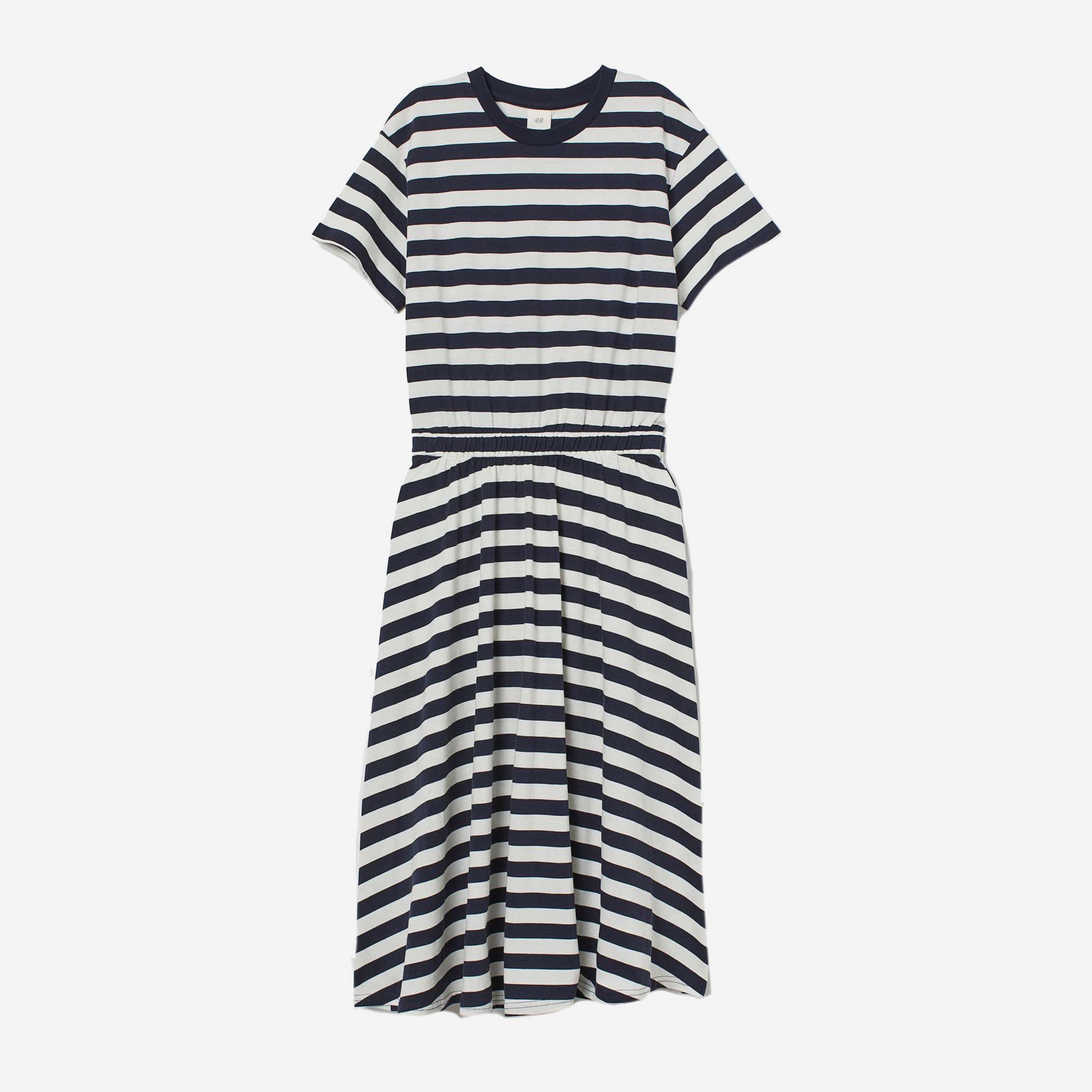 

Платье H& 9704973abr  Белое с синим, Платье H&M 9704973abr M Белое с синим