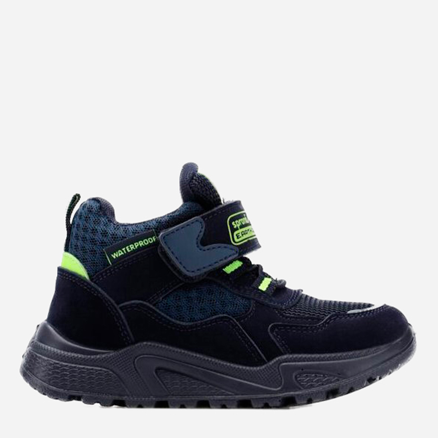 Акція на Дитячі демисезонні черевики для хлопчика Sprandi CP90-20014-1 26 Темно-сині від Rozetka