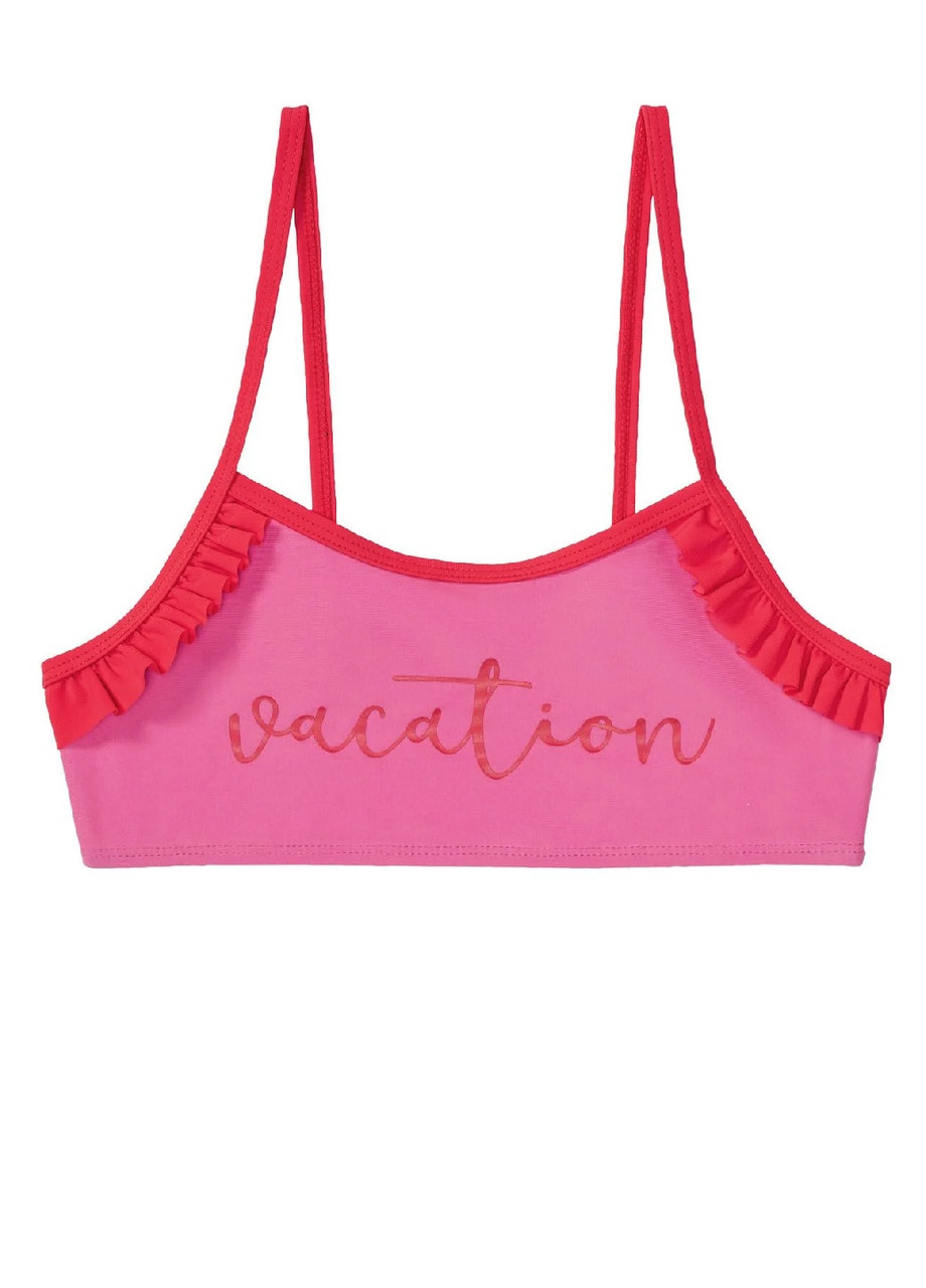 

Купальник девочке (верх) девочке с надписью 158-164