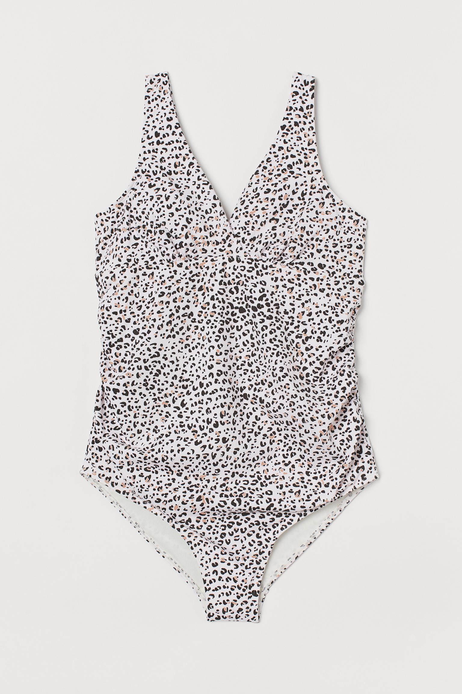 

Купальник для беременных H&M  белый леопард 11056905131, Купальник для беременных H&M S белый леопард 11056905131