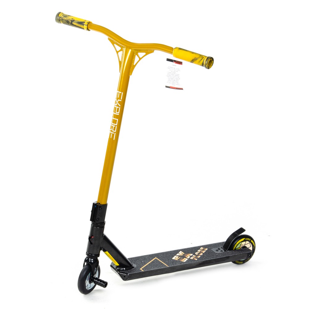 

Самокат трюковый Explore Spade Deluxe Upgrade 110 mm Золотистый (449)