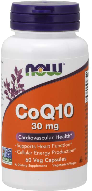 

Натуральная добавка Now Foods CoQ10 30 мг 60 веган капсул (733739031846)