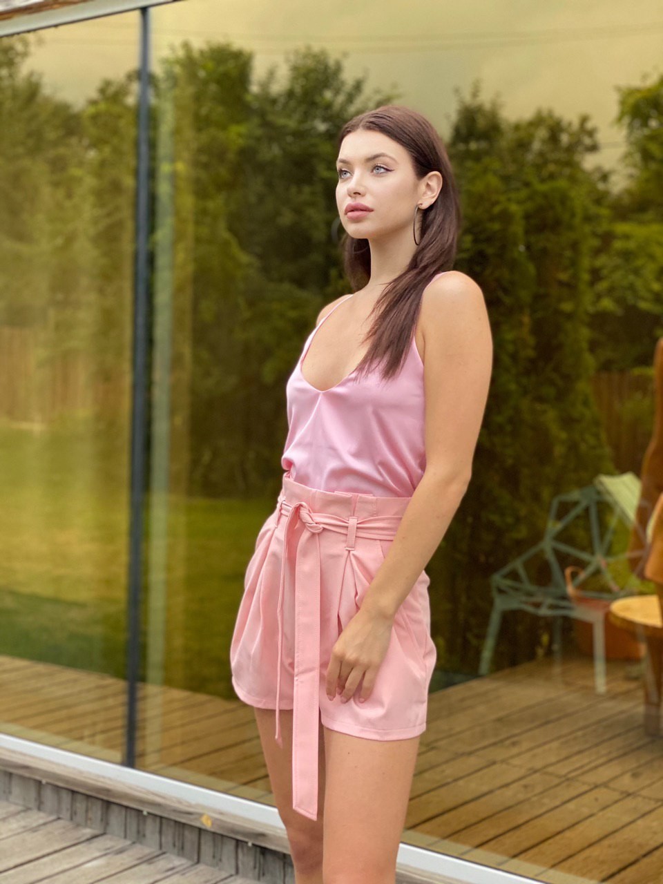 

Базовая шелковая майка MILIRUD Базовая размер  розового цвета, Базовая шелковая майка MILIRUD Базовая размер S розового цвета