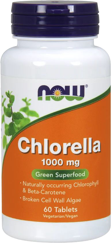 

Натуральная добавка Now Foods Chlorella 1000 мг 60 таблеток леток (733739026309)