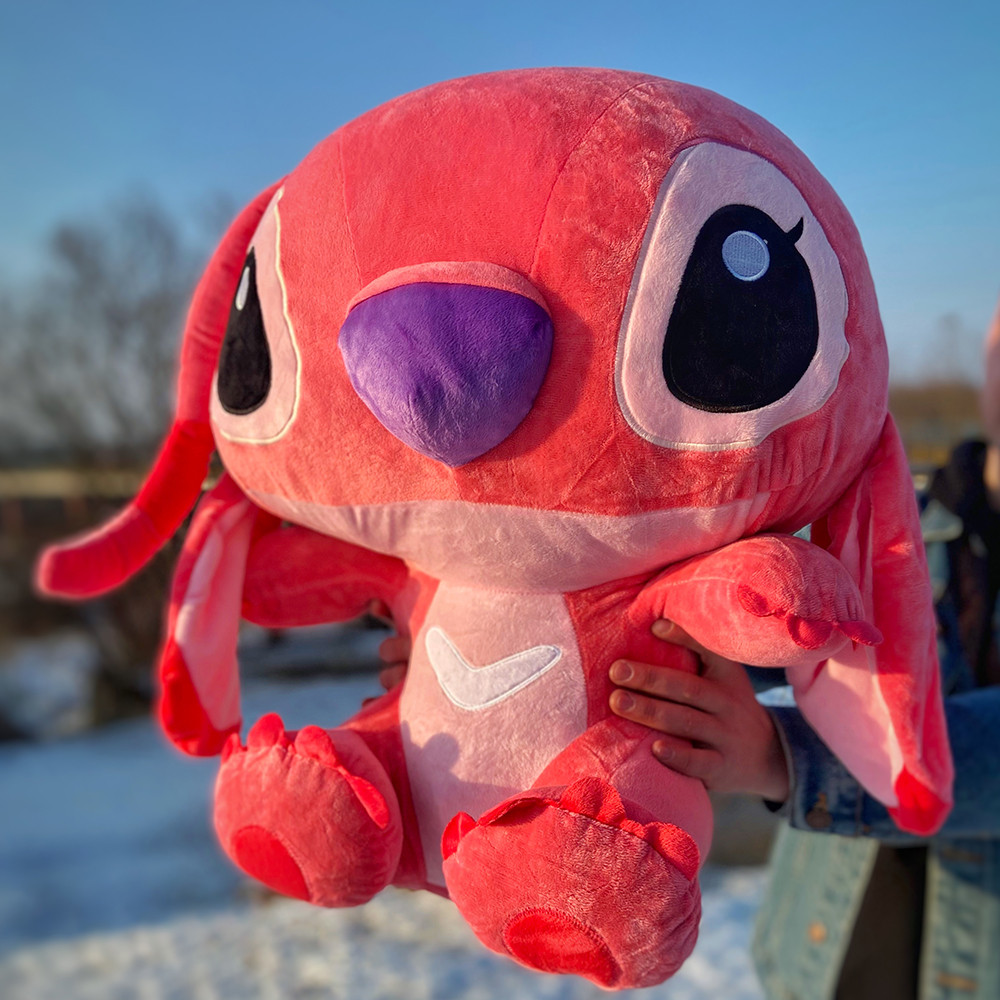 

Стич Огромная уникальная мягкая игрушка Stitch (65 см) New Model Pink