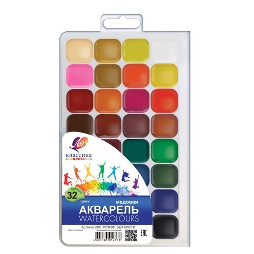

Краски акварельные Луч Классика 32 цвета (26С 1579-08)