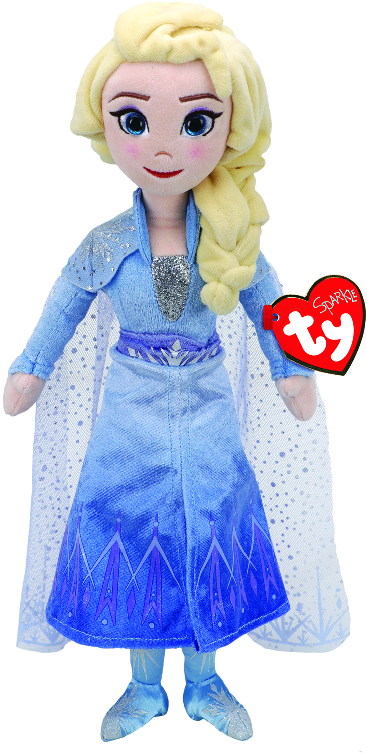

Мягкая игрушка-кукла TY Frozen Elsa со звуковым эффектом 25 см (02406) (008421024063)