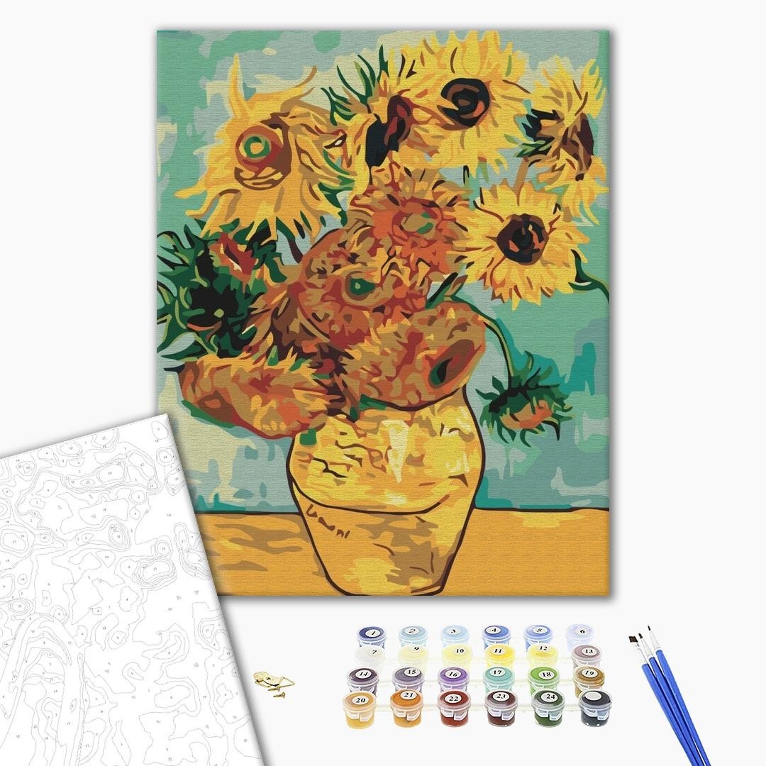 

Картина по номерам Brushme Подсолнухи. Ван Гог 40 х 50 см
