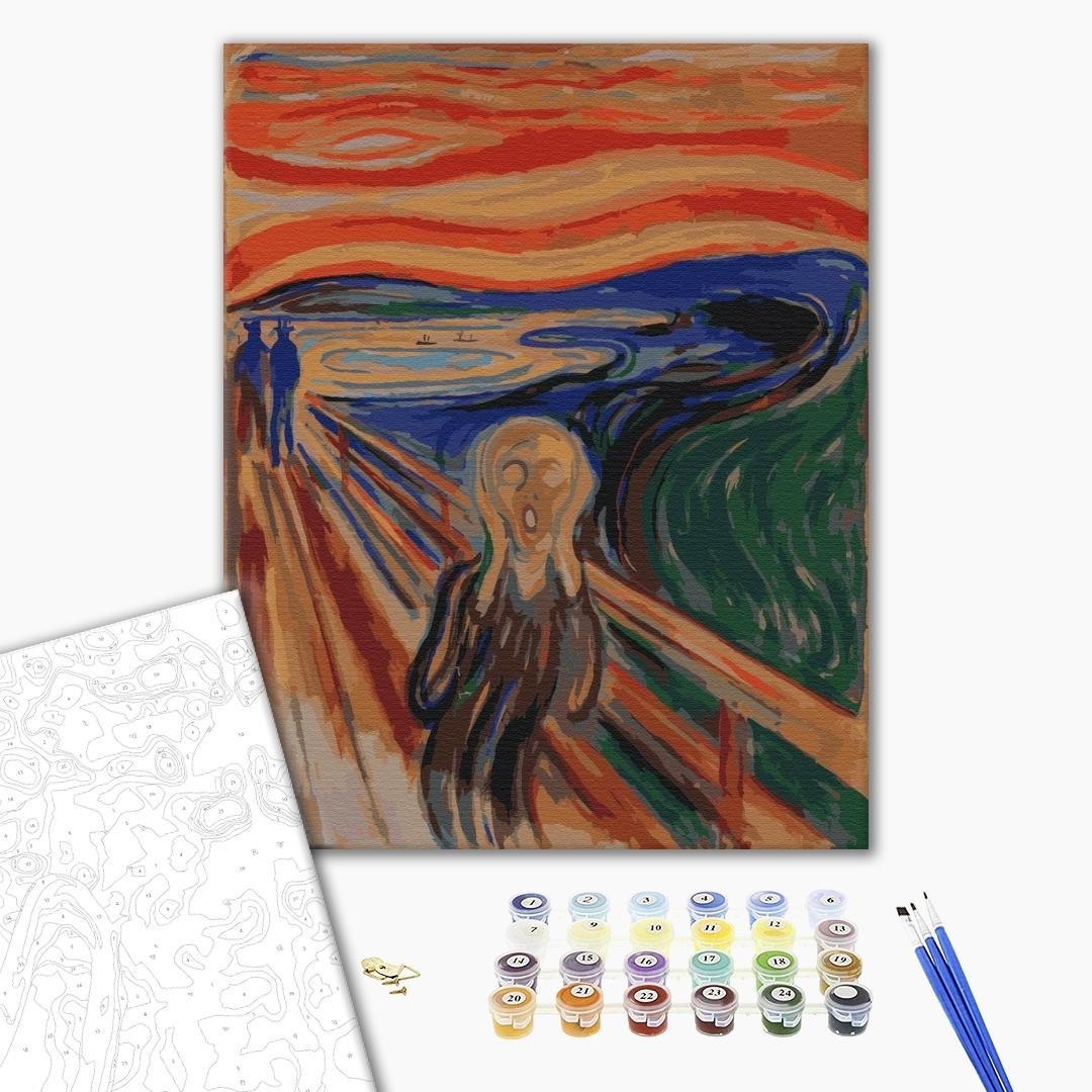 

Картина по номерам Brushme Крик, Эдвард Мунк 40 х 50 см