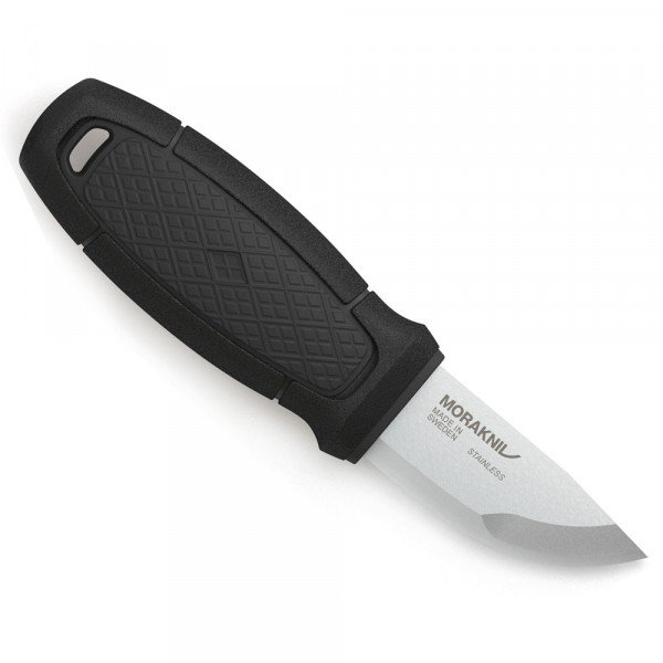 

Нож Morakniv Eldris нержавеющая сталь цвет черный ножны шнурок огниво