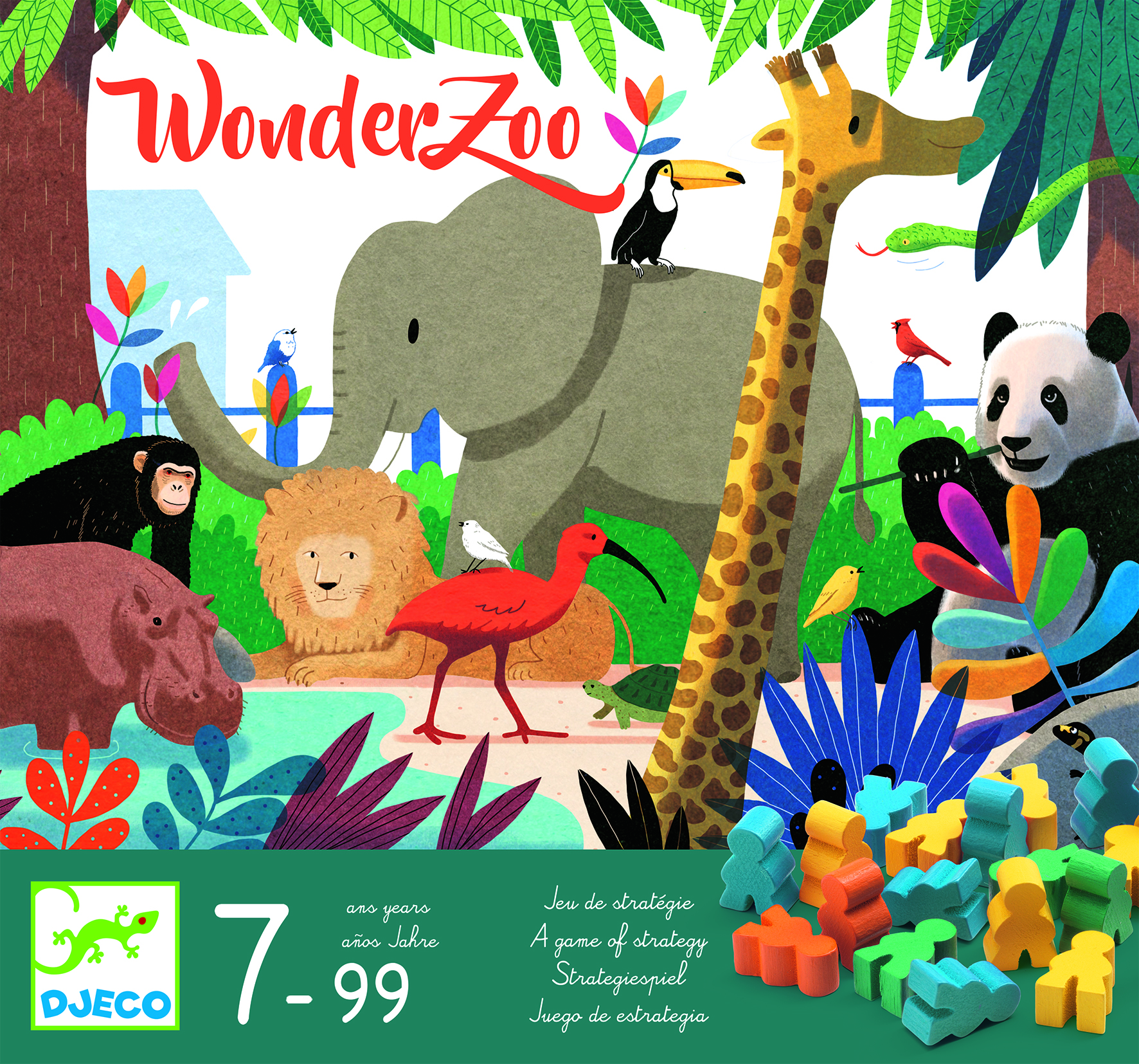 

Настольная игра Djeco Wonderzoo (DJ08402) (3070900084025)