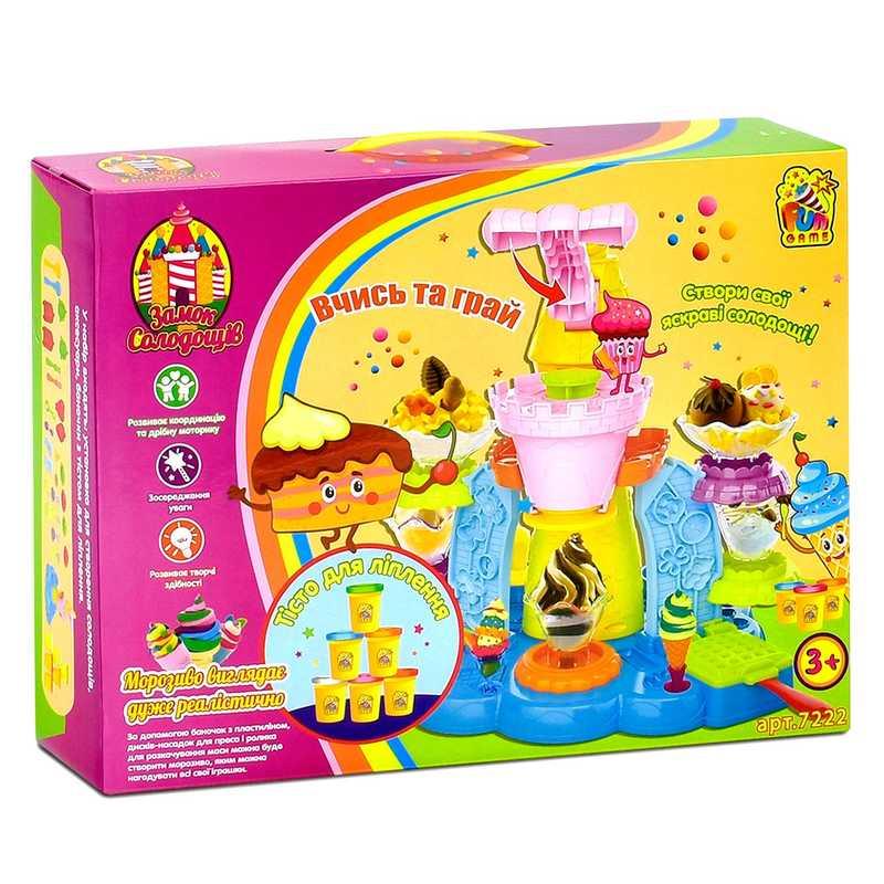 

Тесто для лепки 7222 "Замок солодощів" (12) в коробке "FUN GAME", (Украина)