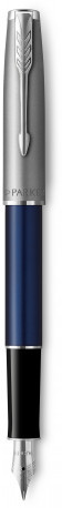 

Ручка перова Parker SONNET 17 Essentials Metal & Blue Lacquer CT FP F 83 711