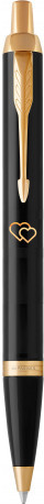 

Кулькова ручка Parker IM 17 Black GT BP Сердечка 22 032_TR21